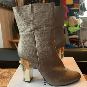 Gunmetal Cape Robbin Ankle Booties